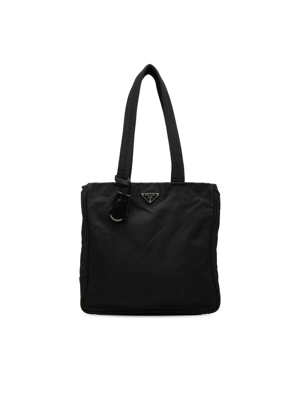Prada Tessuto Tote Pre-Loved Black #357440P37B